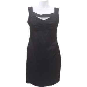 Kouture by Kimora little black satiny dress cutout